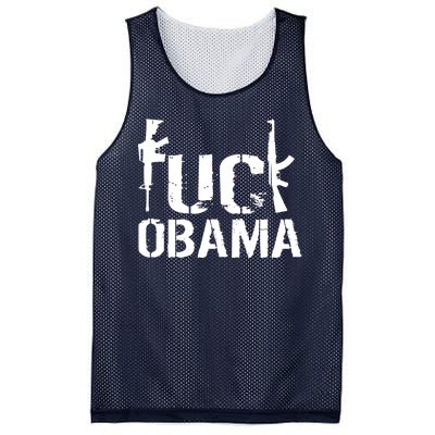 Fuck Obama Gun Rights Mesh Reversible Basketball Jersey Tank