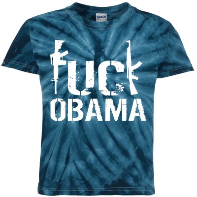 Fuck Obama Gun Rights Kids Tie-Dye T-Shirt