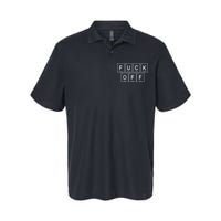 Fuck Off - Funny Adult Humor Periodic Table Of Elements Softstyle Adult Sport Polo