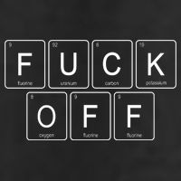 Fuck Off Periodic Table Funny Offensive Adult Drive Performance Visor