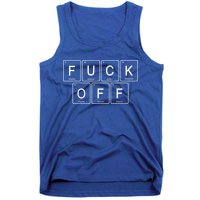 Fuck Off Periodic Table Funny Offensive Tank Top