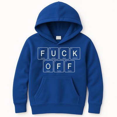 Fuck Off Periodic Table Funny Offensive Kids Hoodie