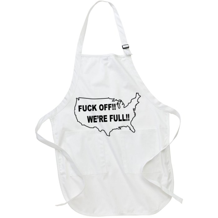 Fuck Off We're Full United States Apron
