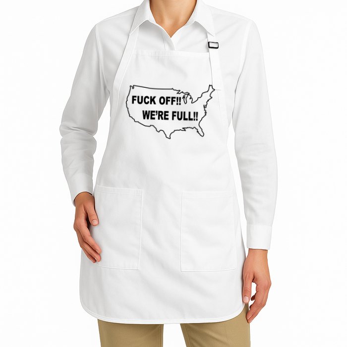 Fuck Off We're Full United States Apron