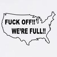 Fuck Off We're Full United States Apron