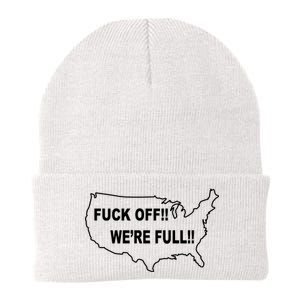 Fuck Off We're Full United States Knit Cap Winter Beanie