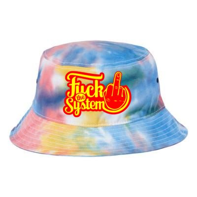 Fuck The System Tie Dye Newport Bucket Hat