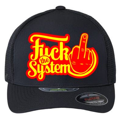 Fuck The System Flexfit Unipanel Trucker Cap