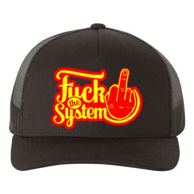 Fuck The System Yupoong Adult 5-Panel Trucker Hat