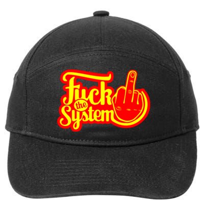 Fuck The System 7-Panel Snapback Hat