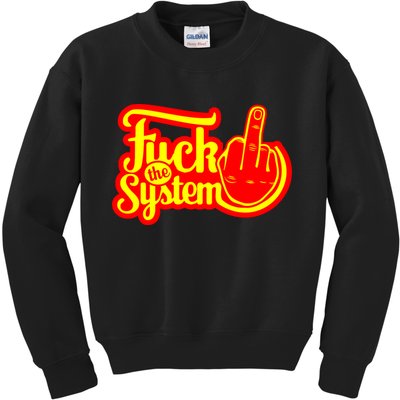 Fuck The System Kids Sweatshirt