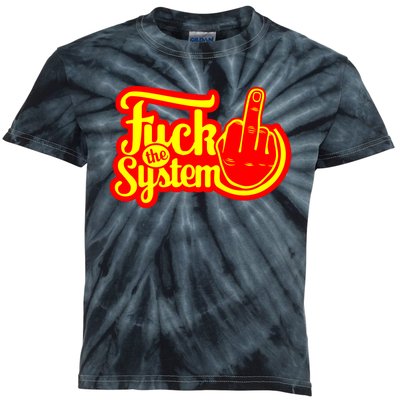 Fuck The System Kids Tie-Dye T-Shirt