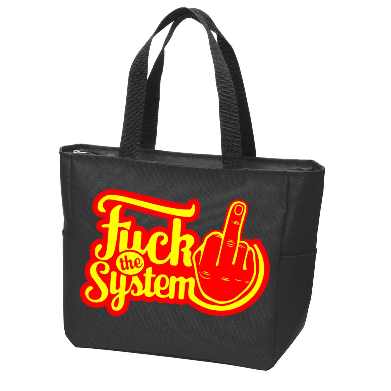 Fuck The System Zip Tote Bag