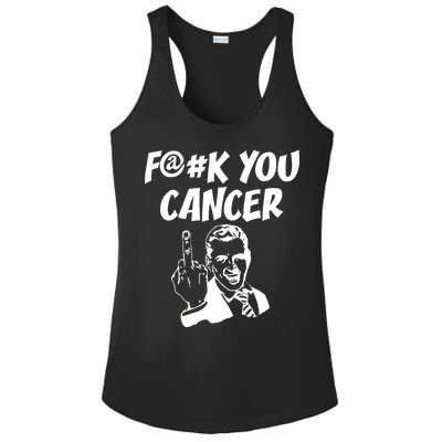 Fuck You Cancer Ladies PosiCharge Competitor Racerback Tank