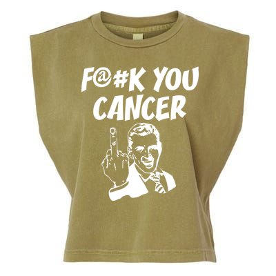 Fuck You Cancer Garment-Dyed Women's Muscle Tee