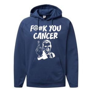 Fuck You Cancer Performance Fleece Hoodie