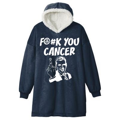 Fuck You Cancer Hooded Wearable Blanket