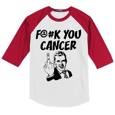 Fuck You Cancer Kids Colorblock Raglan Jersey