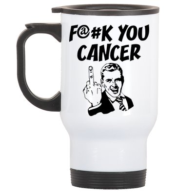 Fuck You Cancer Stainless Steel Travel Mug