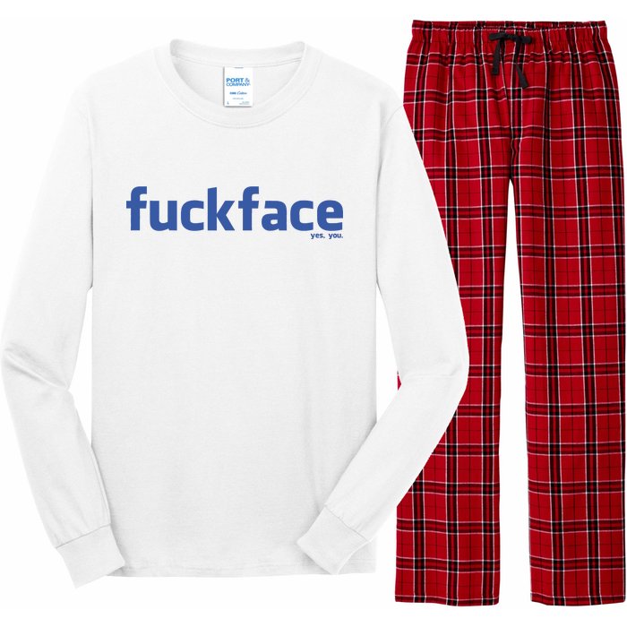 Fuckface Yes You Long Sleeve Pajama Set