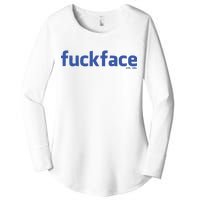 Fuckface Yes You Women's Perfect Tri Tunic Long Sleeve Shirt