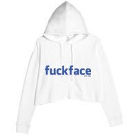 Fuckface Yes You Crop Fleece Hoodie