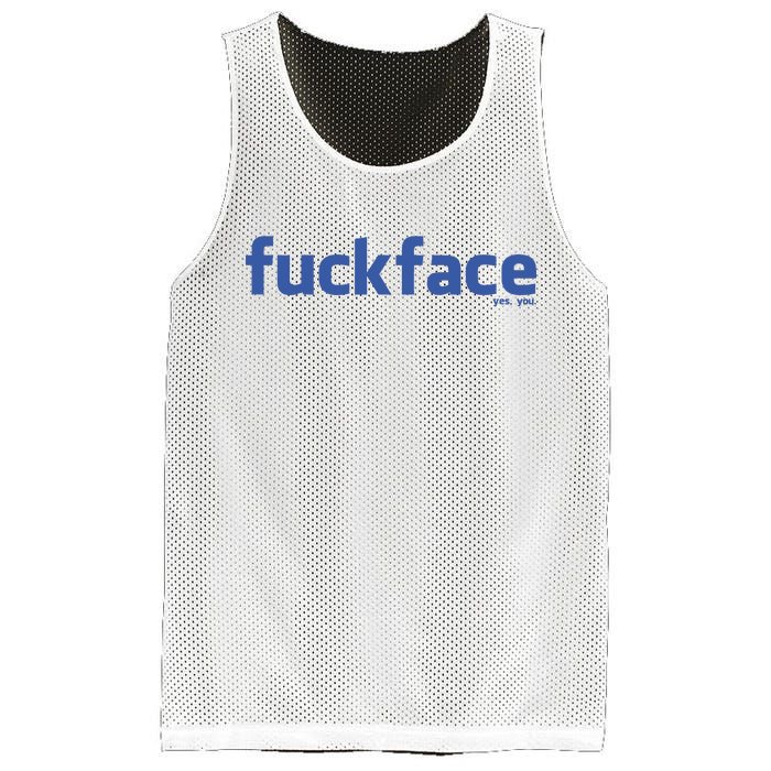 Fuckface Yes You Mesh Reversible Basketball Jersey Tank