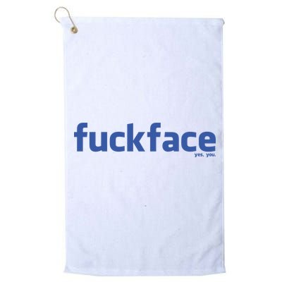 Fuckface Yes You Golf Towel
