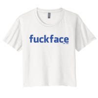 Fuckface Yes You Women's Crop Top Tee