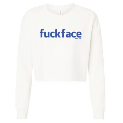 Fuckface Yes You Cropped Pullover Crew