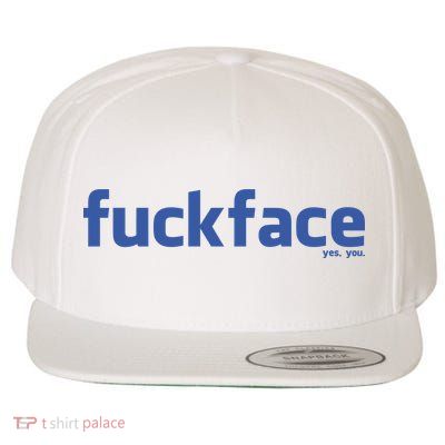 Fuckface Yes You Wool Snapback Cap