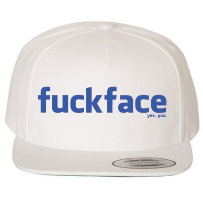 Fuckface Yes You Wool Snapback Cap