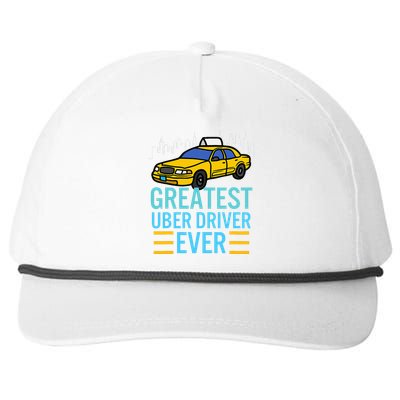 Funny Uber Drivers For Greatest Uber Snapback Five-Panel Rope Hat