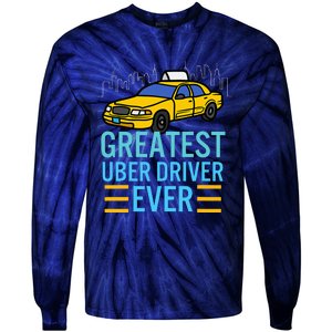 Funny Uber Drivers For Greatest Uber Tie-Dye Long Sleeve Shirt