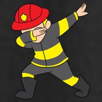 Firefighter Uniform Design Dabbing Dab Gift 15oz Campfire Ceramic Mug