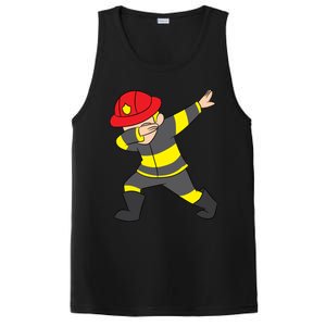 Firefighter Uniform Design Dabbing Dab Gift PosiCharge Competitor Tank