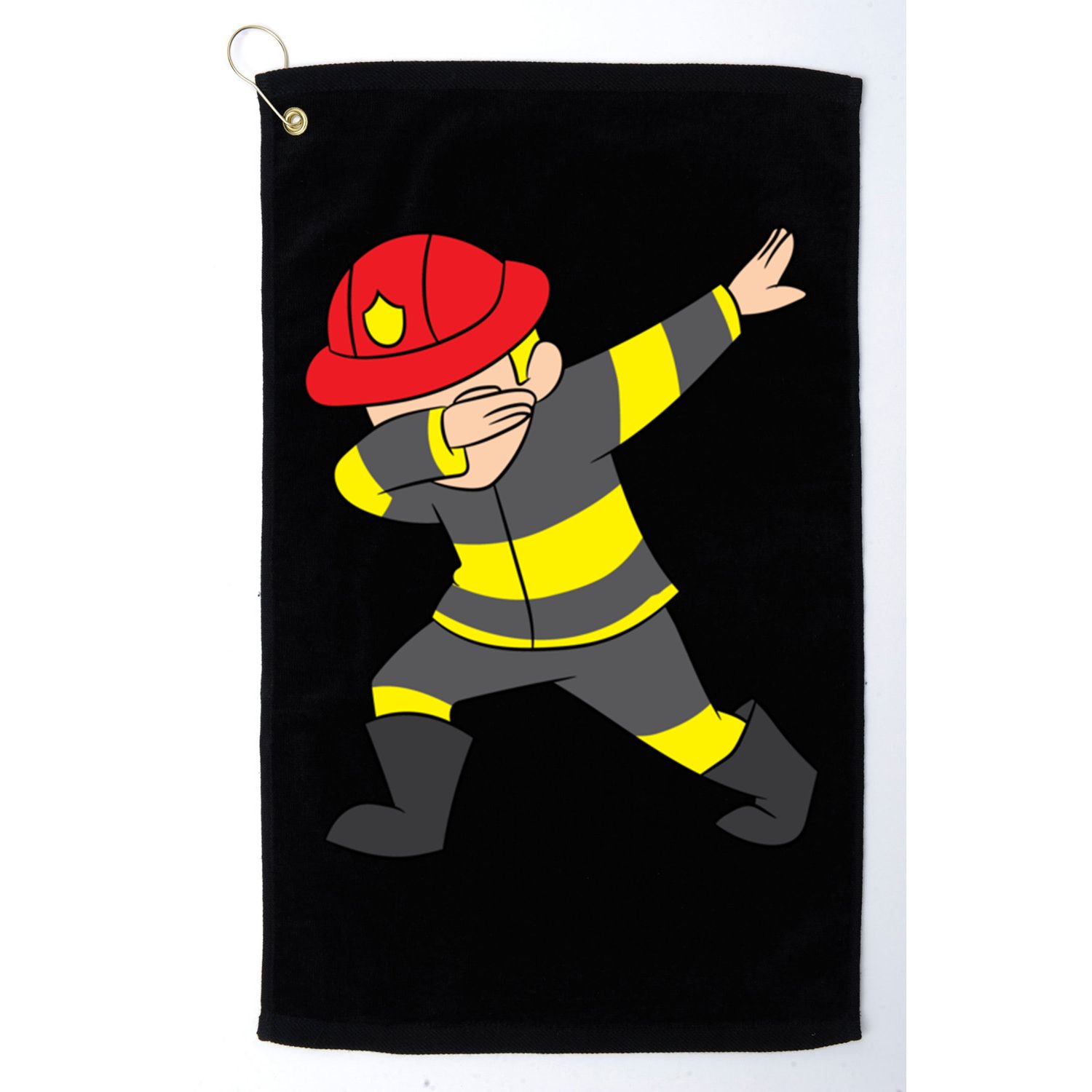Firefighter Uniform Design Dabbing Dab Gift Golf Towel