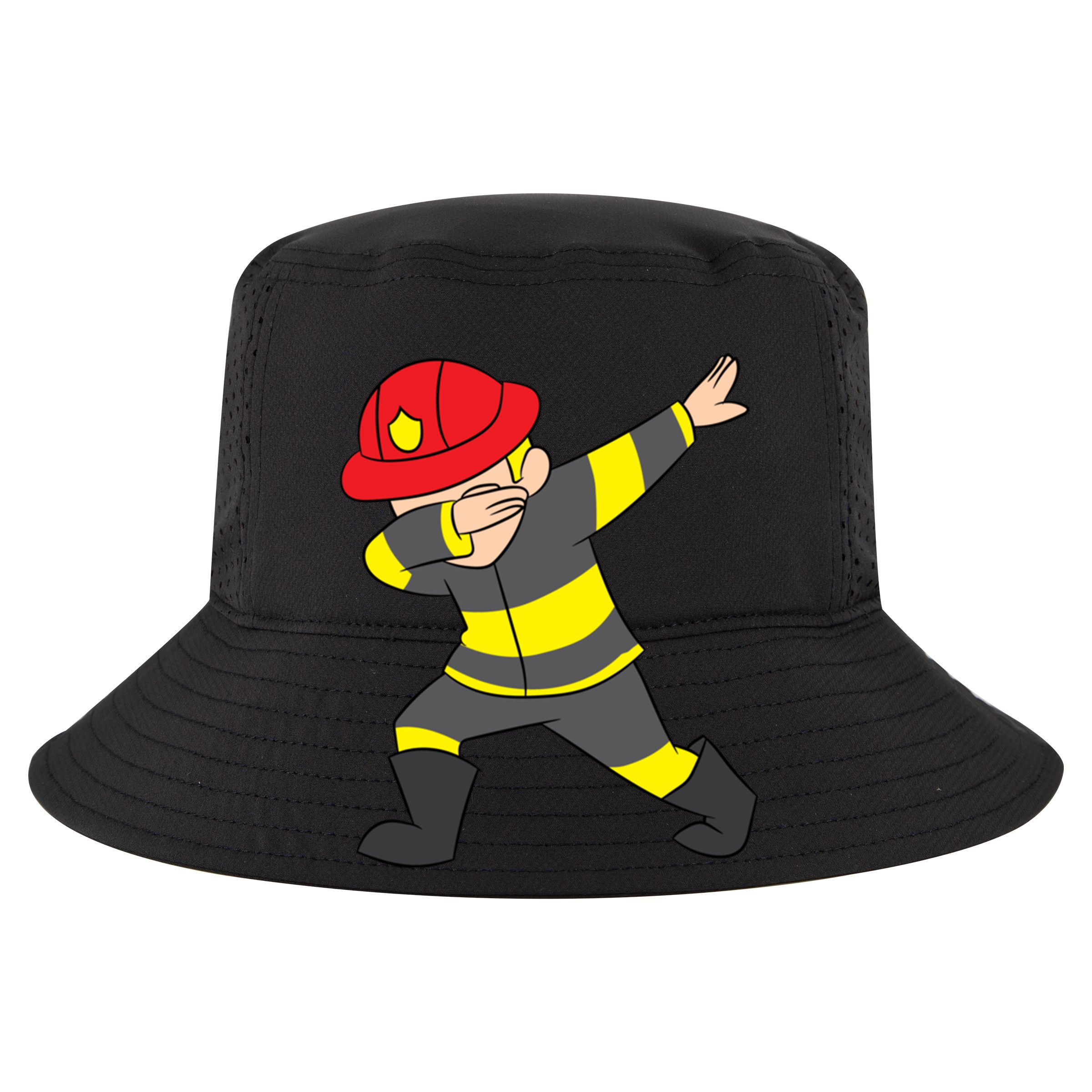 Firefighter Uniform Design Dabbing Dab Gift Women's Crop Top Tee