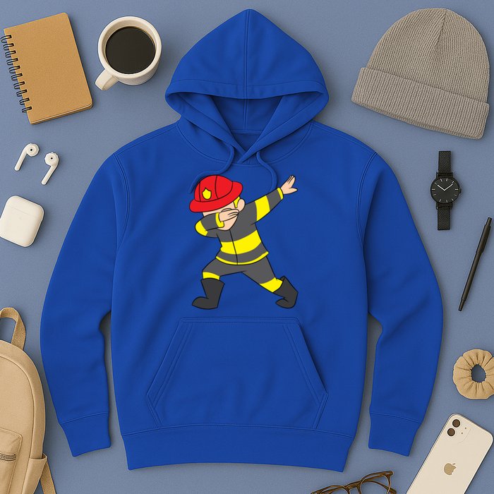 Firefighter Uniform Design Dabbing Dab Gift Hoodie