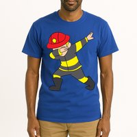 Firefighter Uniform Design Dabbing Dab Gift Tall T-Shirt