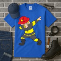 Firefighter Uniform Design Dabbing Dab Gift Tall T-Shirt