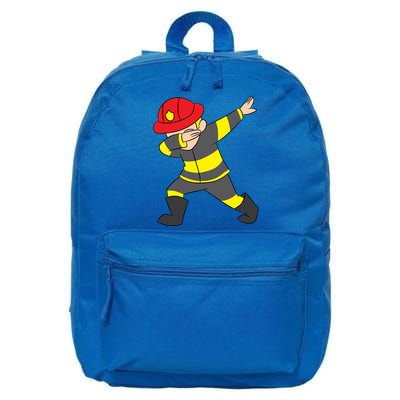 Firefighter Uniform Design Dabbing Dab Gift 16 in Basic Backpack