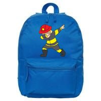 Firefighter Uniform Design Dabbing Dab Gift 16 in Basic Backpack
