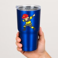 Firefighter Uniform Design Dabbing Dab Gift Tumbler