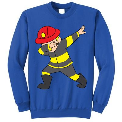 Firefighter Uniform Design Dabbing Dab Gift Tall Sweatshirt