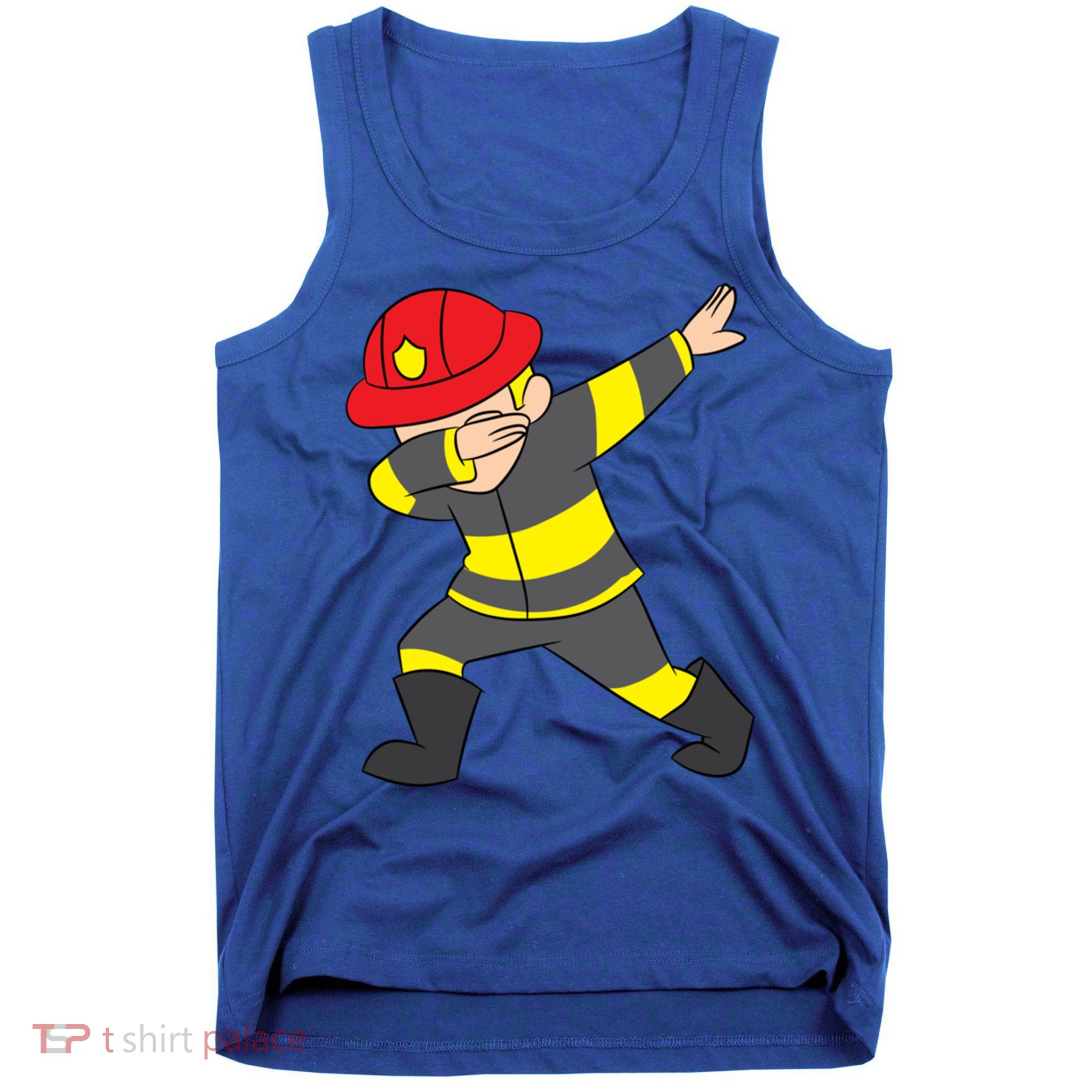 Firefighter Uniform Design Dabbing Dab Gift Tank Top