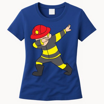 Firefighter Uniform Design Dabbing Dab Gift Womens T-Shirt