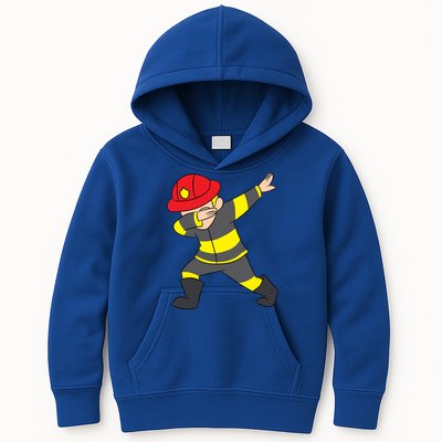 Firefighter Uniform Design Dabbing Dab Gift Kids Hoodie