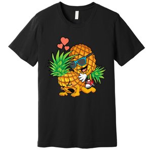 Funny Upside Down Pineapple Swinger Gift For Premium T-Shirt