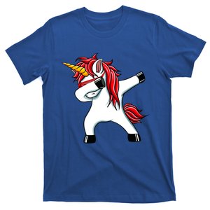 Funny Unicorn Dad Gift Xmas Funny Gift Dad Dabbing Unicorn Gift T-Shirt